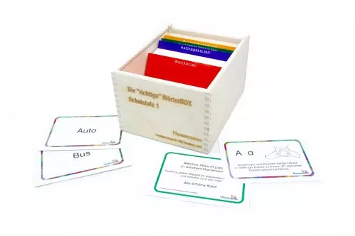 Die „richtige” WörterBox 1. Schulstufe